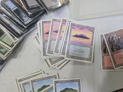 Lot of 1400-1600 Vintage Magic the Gathering Lands Cards Retro MTG READ - Image 3