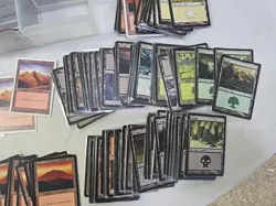 Lot of 1400-1600 Vintage Magic the Gathering Lands Cards Retro MTG READ - Image 5