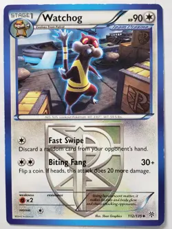 Watchog 112/135 PL - Plasma Storm Pokemon Card $2 Combined Shipping - Image 1