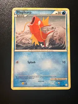 Pokemon Card HeartGold SoulSilver Magikarp 72/123. 2010 - Image 1