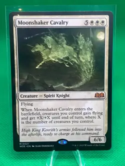 Moonshaker Cavalry MTG Magic the Gathering Card WOE - Image 1
