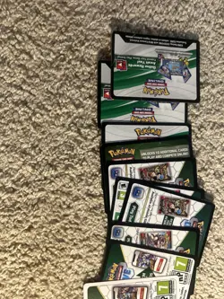 Pokemon online TCG Redeemable QR Code New and Unused Pokemon TCG Online 65 Cards - Image 1