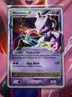 Mewtwo LV.X DP28 Diamond & Pearl Holo Pokemon Card - Gorgeous Artwork - Vintage - Image 1