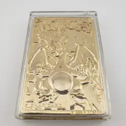 Pokemon Charizard 23k Gold Plated Trading Card 1999 Burger King Limited Edition - Image 1