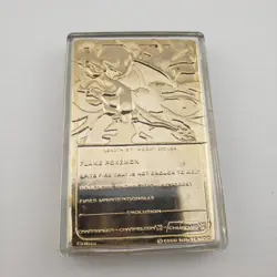 Pokemon Charizard 23k Gold Plated Trading Card 1999 Burger King Limited Edition - Image 2