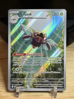 Ninjask 137/132 English Mega Evolutions Pokemon Card (Minor Indent, See Pics) - Image 1