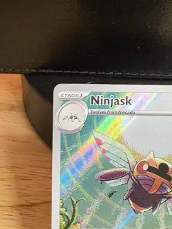 Ninjask 137/132 English Mega Evolutions Pokemon Card (Minor Indent, See Pics) - Image 4