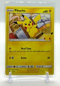 2021 Pokemon McDonald's PIKACHU 25/25 25th Anniversary Promo Card - Image 1