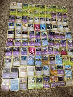 HUGE VINTAGE Pokemon Cards Lot! 100 Cards With Holos - Image 1