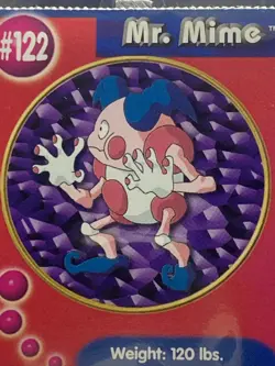 Mr. Mime #122 Pokemon The First Movie Promo Card PokeTrivia PERFORATED - Image 3