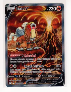 ~ESP~ SPANISH Entei V GG36 Crown Zenith Pokemon Card (LB3) - Image 1