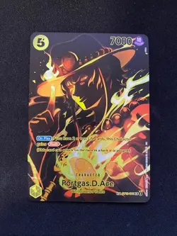 Portgas D. Ace Legacy of the Master One Piece Card SR/SP OP12 ST13-011 - Image 2