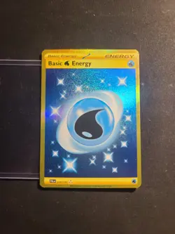 Pokemon TCG Sv02 Basic Water Energy Hyper Rare Card #279/193 Near Mint Condition - Image 1
