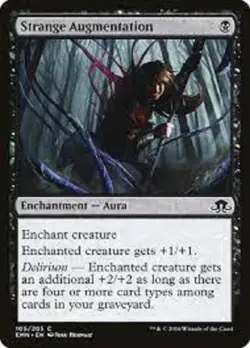 MTG 2016 STRANGE AUGMENTATION - ENCHANTMENT AURA - Magic the Gathering card - Image 1
