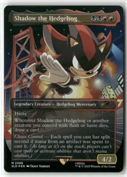 Shadow The Hedgehog (Rainbow Foil) Secret Lair SONIC MAGIC MTG NM - Image 1