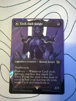 Cecil, Dark Knight (Borderless) (Surge Foil) Final Fantasy Foil - Image 2