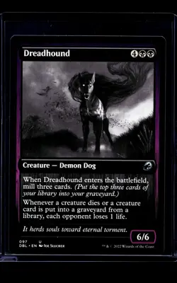 2022 MTG Magic The Gathering DBL Innistrad Double Feature #97 Dreadhound - Image 1