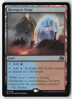 MTG - Riverpyre Verge FOIL R Aetherdrift 260 LP-NM - Image 1