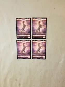 MTG Universes Beyond : Assassin's Creed 4 Phobos 3/2 Horse Token (NM/MINT) - Image 1