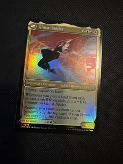 MTG Marvel Spider-Man Gwen Stacy/Ghost-Spider Foil (Mythic) M 0078 SPM - Image 2