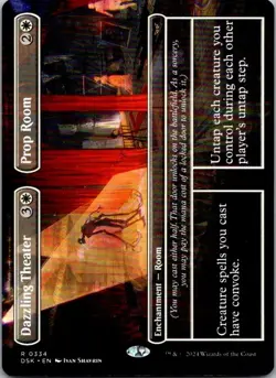 Dazzling Theater // Prop Room (Borderless) Duskmourn: House of Horror MTG NM - Image 1