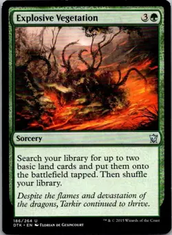 Explosive Vegetation Dragons of Tarkir MTG LP - Image 1