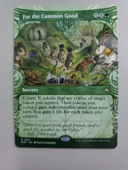 MTG For the Common Good Bloomburrow 0321 Showcase Rare - Image 1