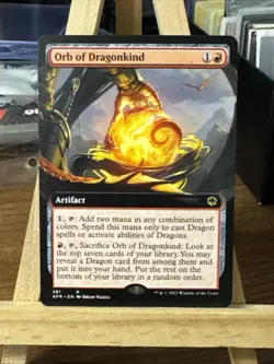 MTG *Orb of Dragonkind Extended Art X1* (NM) Adventures In The Forgotten Realms - Image 1