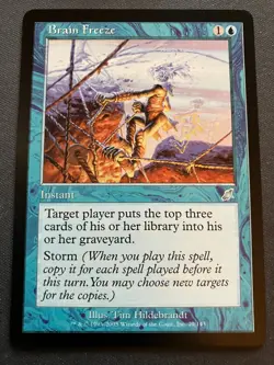 MTG Brain Freeze {Scourge} - NM - Image 1