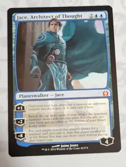 C3340 MAGIC MTG RETURN TO RAVNICA JACE ARCHITECT OF THOUGHT #44 NM MYTHIC - Image 1