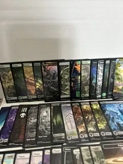 MTG Magic The Gathering Lot Of 57 Full Art Basic Land Mixed Sets NM Commander - Image 2