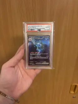 Pokemon TCG Blastoise EX Scarlet & Violet 151 Card 200/165 SIR PSA Gem Mint 10 - Image 1
