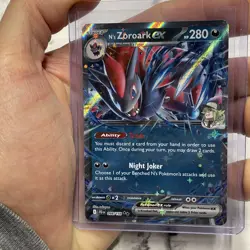 N's Zoroark ex - 098/159 Double Rare Holo SV09: Journey Together NM Pokemon Card - Image 1