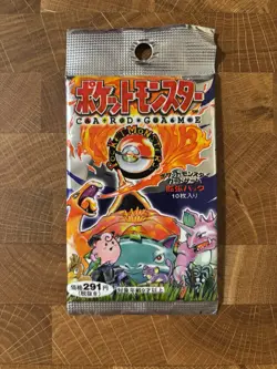 Pokemon Trading Cards Japanese Base Set 1 Booster Pack Sealed - Image 1