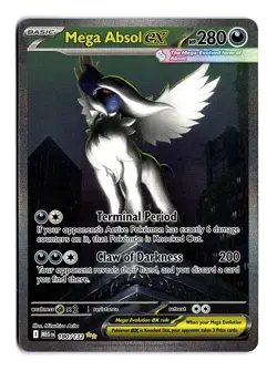 Pokemon Mega Absol ex 180/132 Me01: Mega Evolution Special Illustration Rare - Image 1