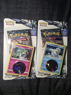 POKEMON SUN MOON ULTRA PRISM BLISTER BOOSTER PACK NEW SANDSHREW & KIRLIA - Image 1