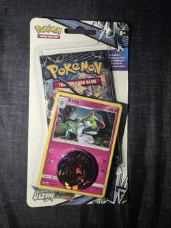 POKEMON SUN MOON ULTRA PRISM BLISTER BOOSTER PACK NEW SANDSHREW & KIRLIA - Image 2
