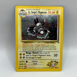 Pokemon TCG - Lt. Surge's Magneton 8/132 Holo Rare - WOTC Gym Heroes - VLP - Image 1