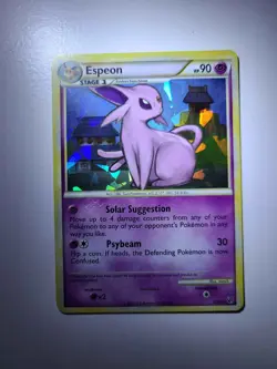 Pokemon TGC 2010 Undaunted Espeon 2/90 Cracked Ice Holo Near Mint - Image 1
