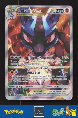 2023 Pokemon SWSH Sword & Shield Promo SWSH291 Lucario Vstar - Image 1
