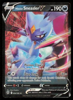 Hisuian Sneasler V 094/189 Ultra Rare - 2022 Pokemon Astral Radiance LP - Image 1