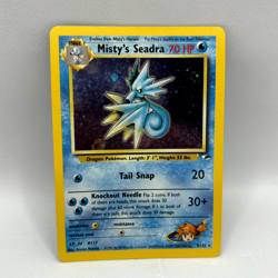 Pokemon TCG - Misty’s Seadra 9/132 Holo Rare - WOTC Gym Heroes - NM/LP - Image 1
