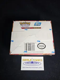 Pokemon TV Animation 1999 Topps Blue Label Booster Box Factory Sealed, Stock 752 - Image 2