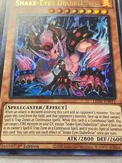 Snake-Eyes Diabellstar + Flamberge + Ash + Oak + Birch + Poplar | YuGiOh! - Image 4