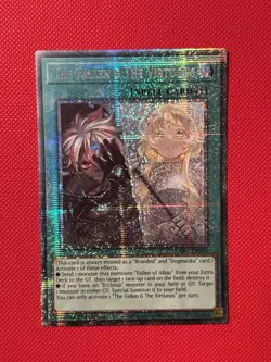 Yugioh! CH01-EN019 The Fallen & The Virtuous Starlight Rare 1st Edition NM - Image 1