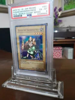 Yugioh Kanan The Swordmistress WCS promo 2003 PSA 6 (limited 1600 copies) - Image 2
