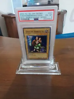 Yugioh Kanan The Swordmistress WCS promo 2003 PSA 6 (limited 1600 copies) - Image 3