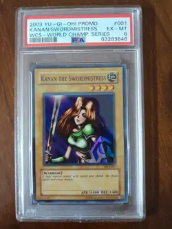 Yugioh Kanan The Swordmistress WCS promo 2003 PSA 6 (limited 1600 copies) - Image 4