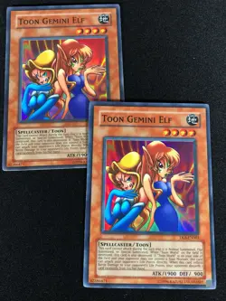 Yugioh Toon Gemini Elf DL6-EN001 Super x2 (LP) - Image 1