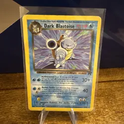 Dark Blastoise 20/82 Non-Holo Team Rocket Pokemon Card - HP/ DMG - Image 1